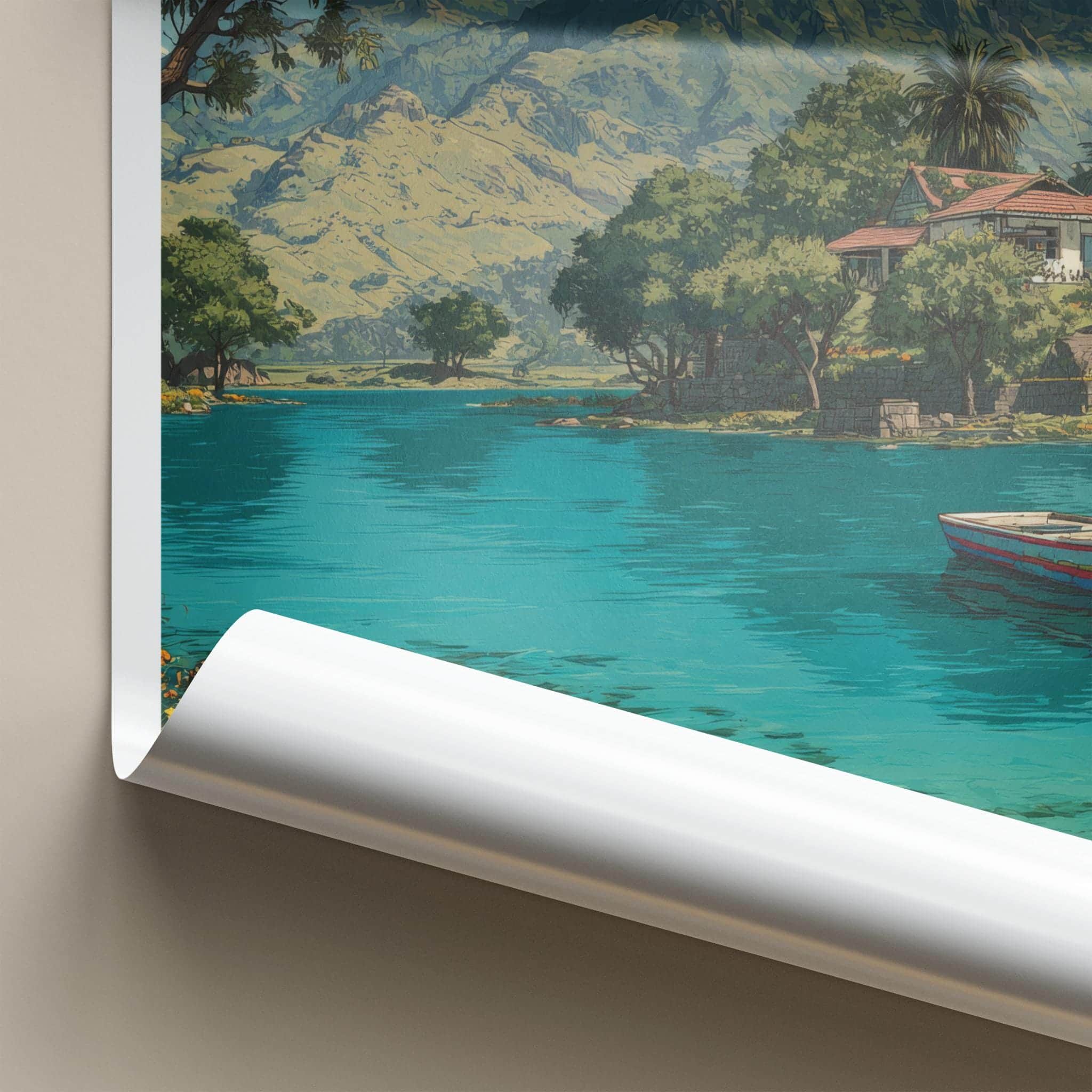 Saputara Poster - India Travel Art - Gujarat Mountain View Wall Decor