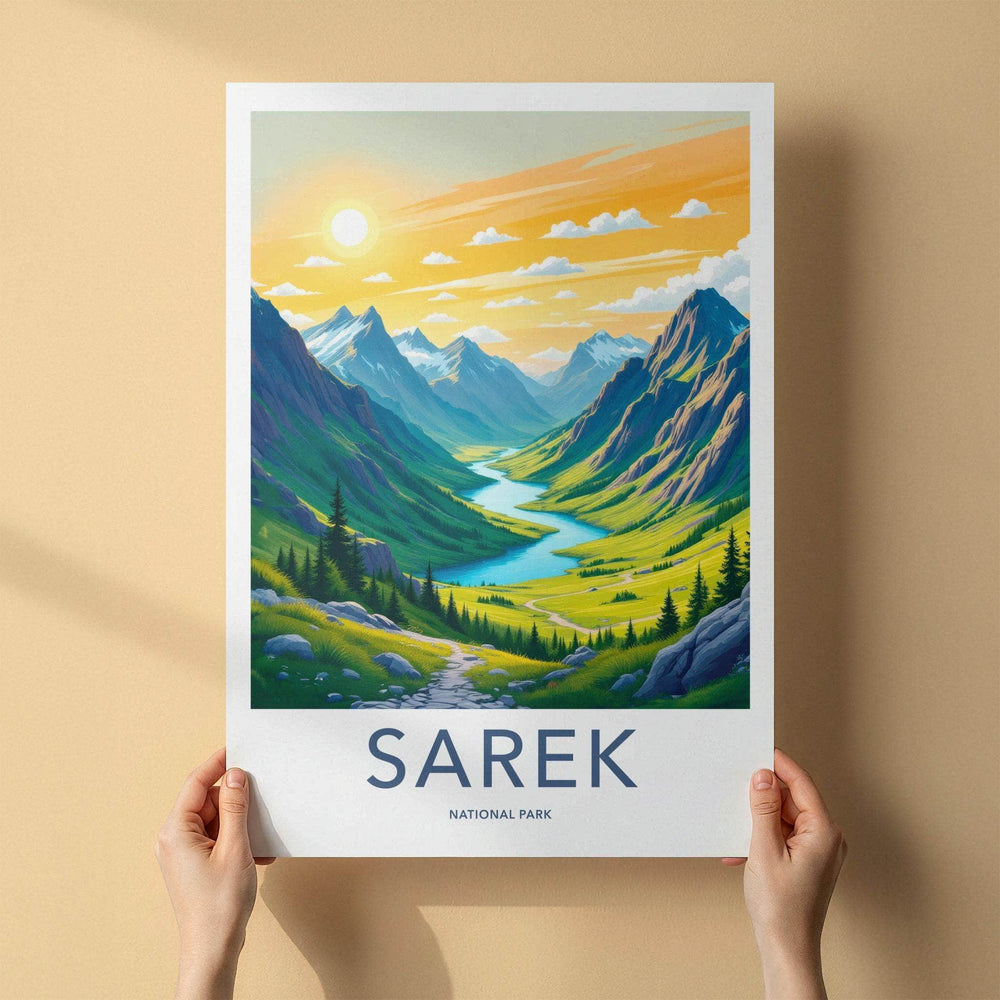 Sarek National Park Poster - Scandinavian Landscape Art Print