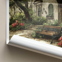 Savannah Poster - Georgia Travel Print - Spanish Moss Covered Wall Decor