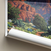 Sedona Poster - Arizona Travel Art - Vibrant Desert Scene Home Decor