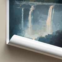Sekumpul Poster - Indonesia Wall Art - Cascading Jungle Waterfalls Home Decor