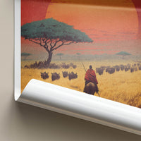 Serengeti Poster - Tanzania Art