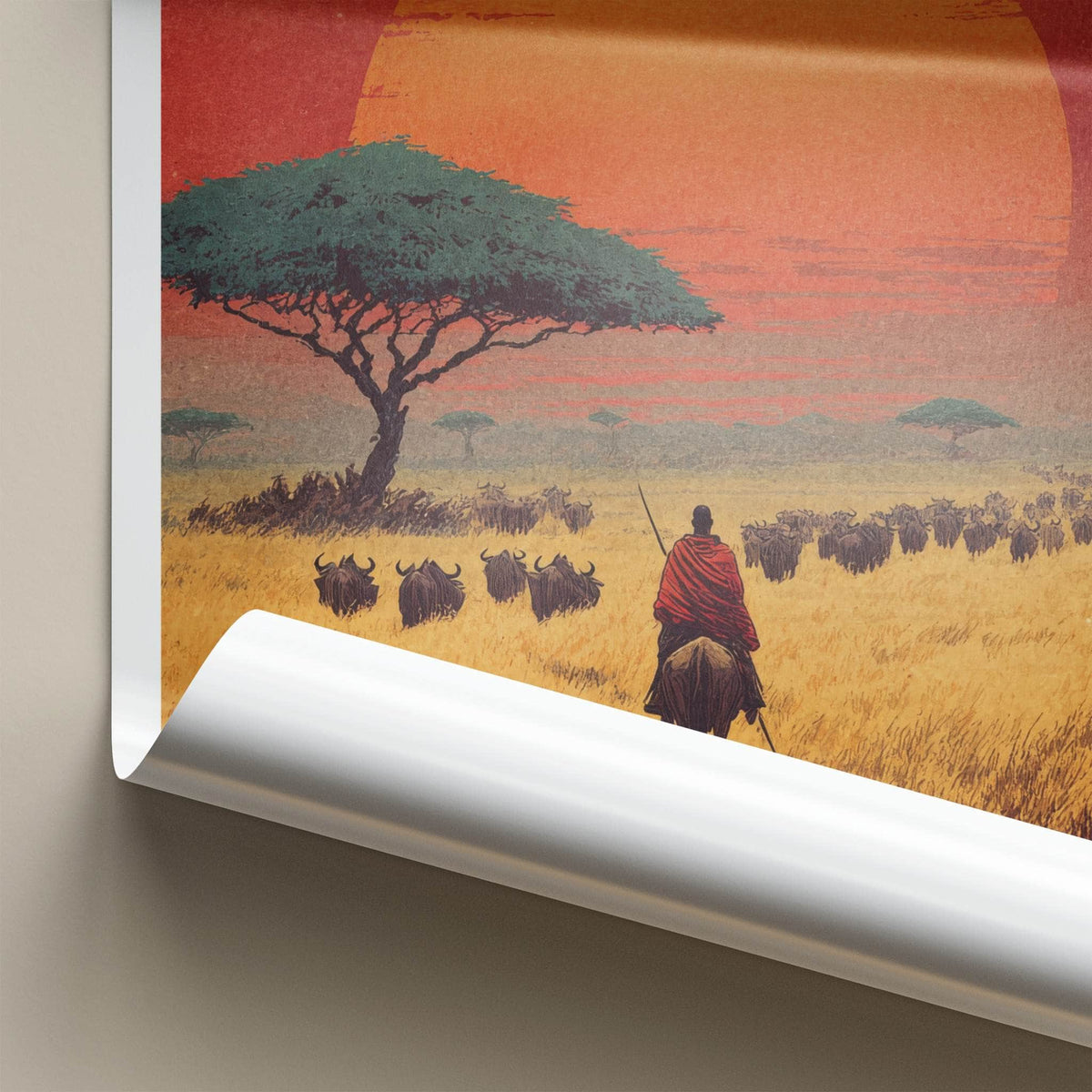 Serengeti Poster - Tanzania Art