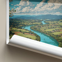 Shenandoah Poster - Virginia Valley River Framed Art