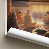 Shirdi Poster - India Travel Art - Maharashtra Golden Temple Wall Decor