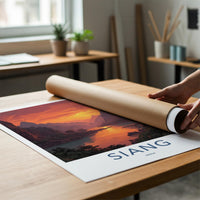 Siang Poster - India Fine Art - Arunachal Pradesh River Sunset View Gift