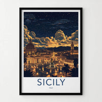 Sicily Wall Art - Italy Wall Decor