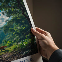 Sierra Gorda Poster - Mexico Travel Art - Jaguar Jungle Path Home Decor