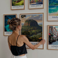 Sigiriya Poster - Sri Lanka Travel Art - Ancient Rock Fortress Home Decor