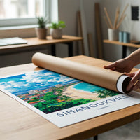 Sihanoukville Poster - Cambodia Travel Art - Coastal City Beach Home Decor