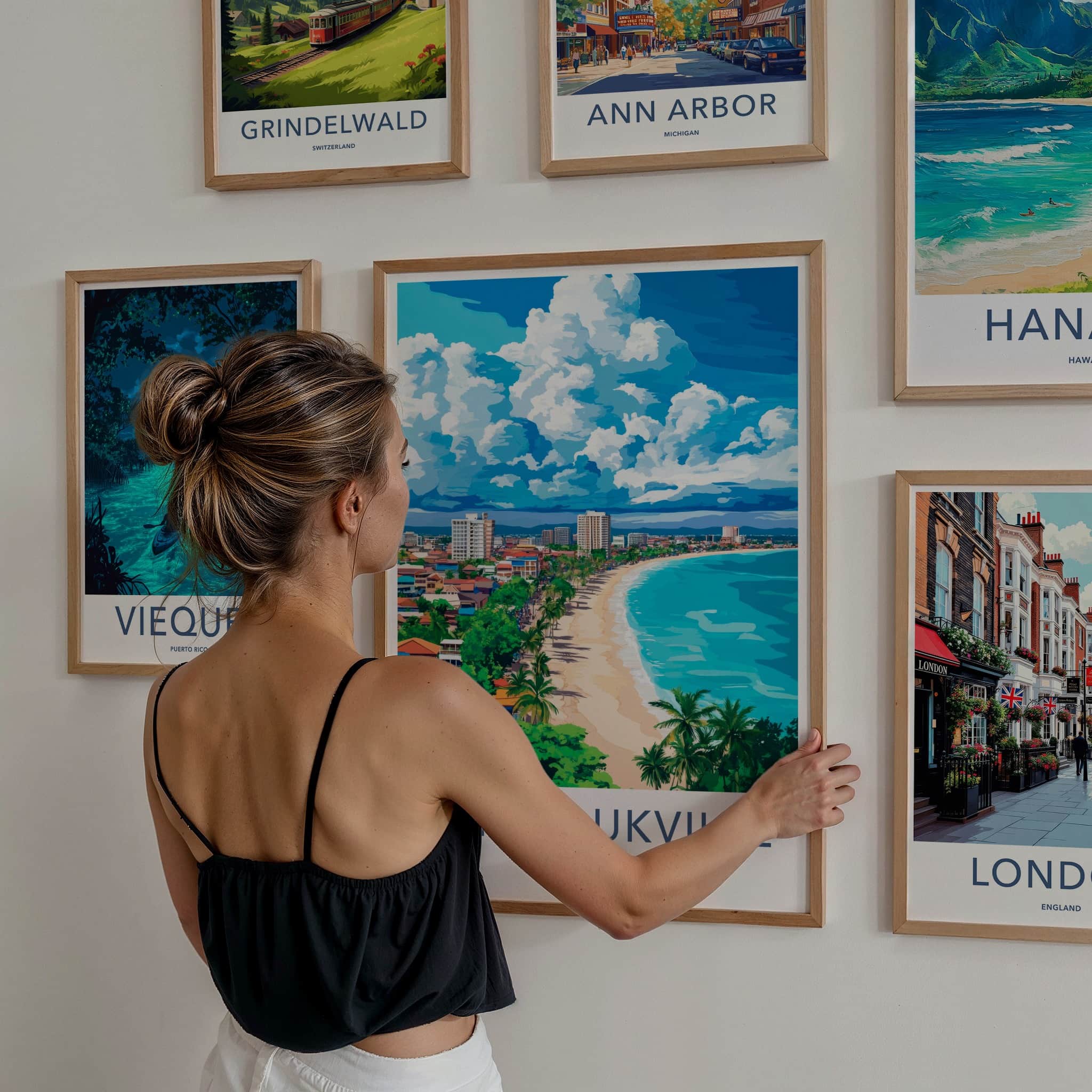 Sihanoukville Poster - Cambodia Travel Art - Coastal City Beach Home Decor