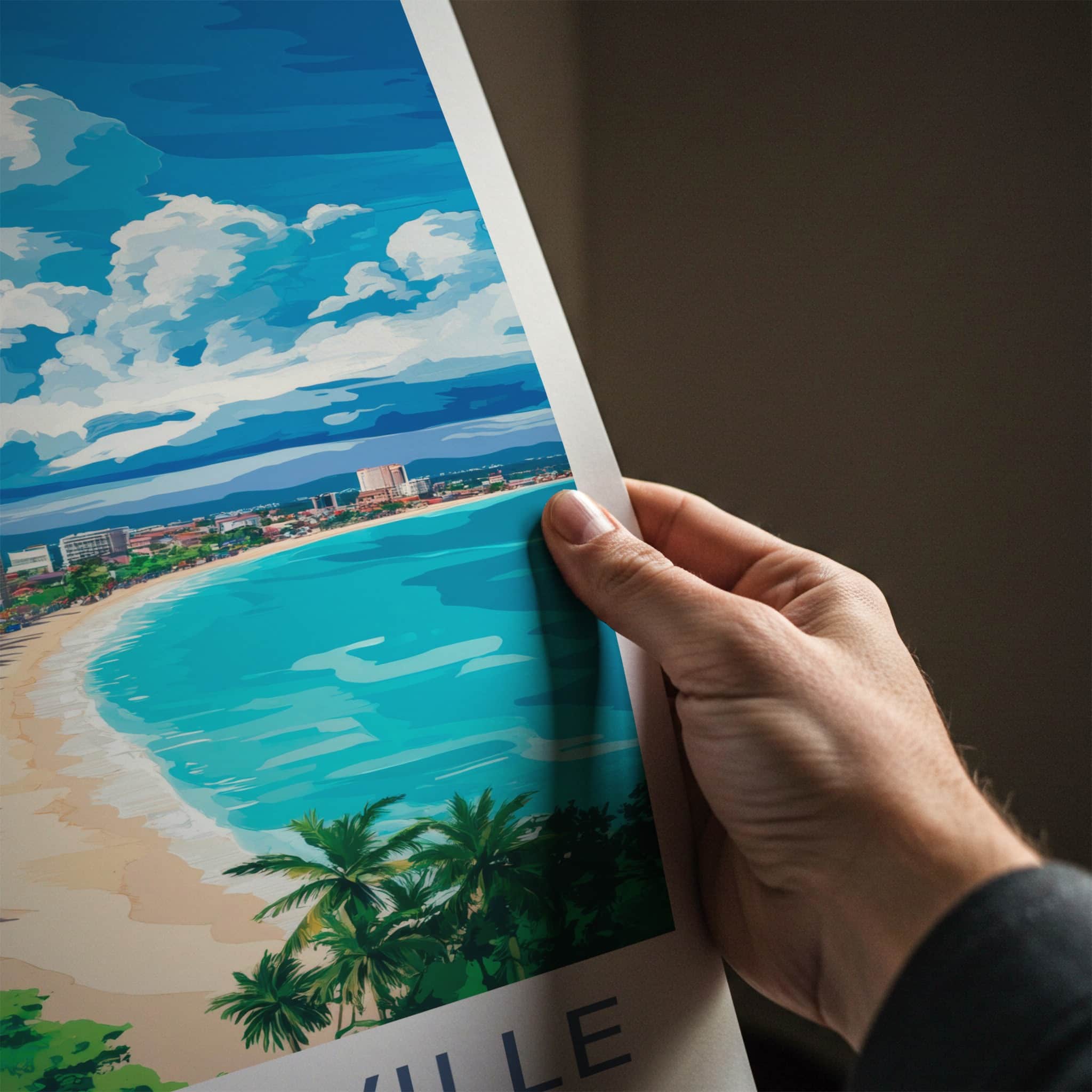 Sihanoukville Poster - Cambodia Travel Art - Coastal City Beach Home Decor