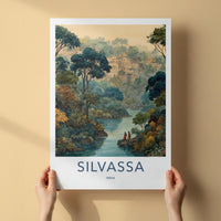Silvassa Poster - India Wall Art - Dadra And Nagar Haveli Green River City Gift