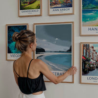 Silver Strand Poster - Ireland Beach Bay Vista Wall Art