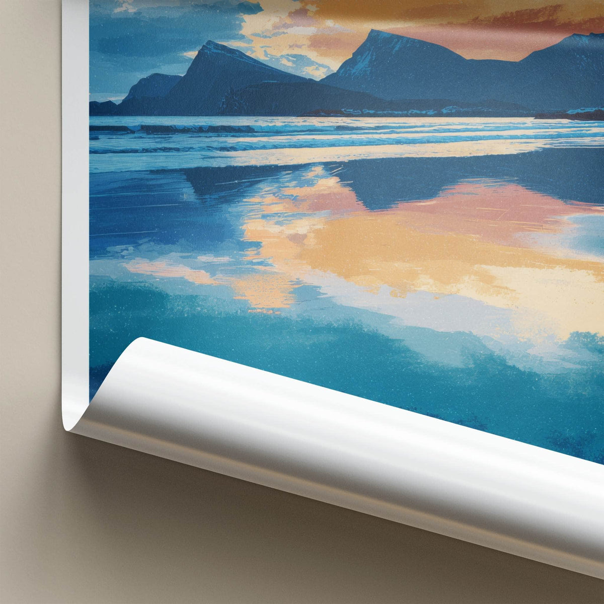 Skagsanden Poster - Norway Travel Art