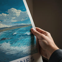 Snaefellsnes Poster - Iceland Art Print - Church Mountain Waves Home Decor