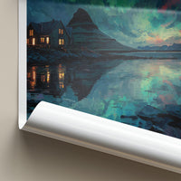 Snaefellsnes Poster - Iceland Travel Art - Aurora Mountain House Home Decor