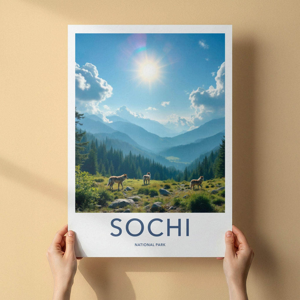 Sochi National Park Poster - Mountain Landscape Print