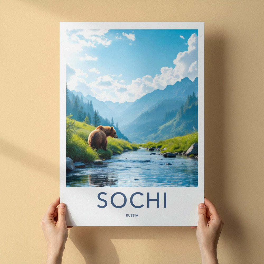Sochi National Park Poster - Scenic Nature Wall Art Landscape Poster