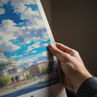 Sofia Poster - Bulgaria Wall Art - Majestic Church Building Home Decor
