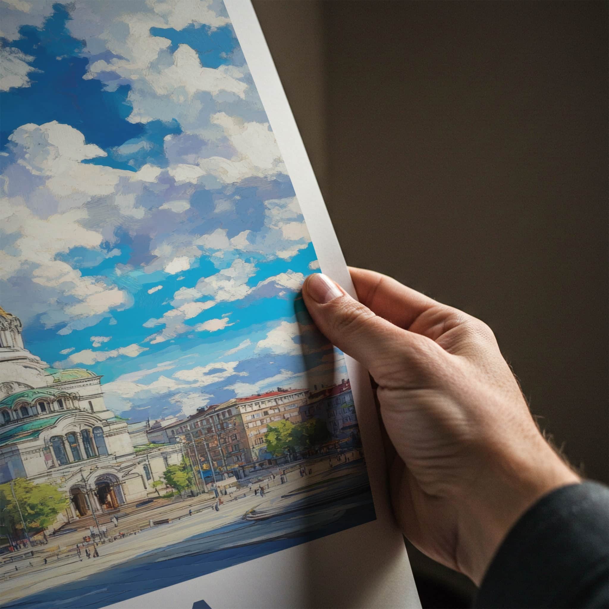 Sofia Poster - Bulgaria Wall Art - Majestic Church Building Home Decor