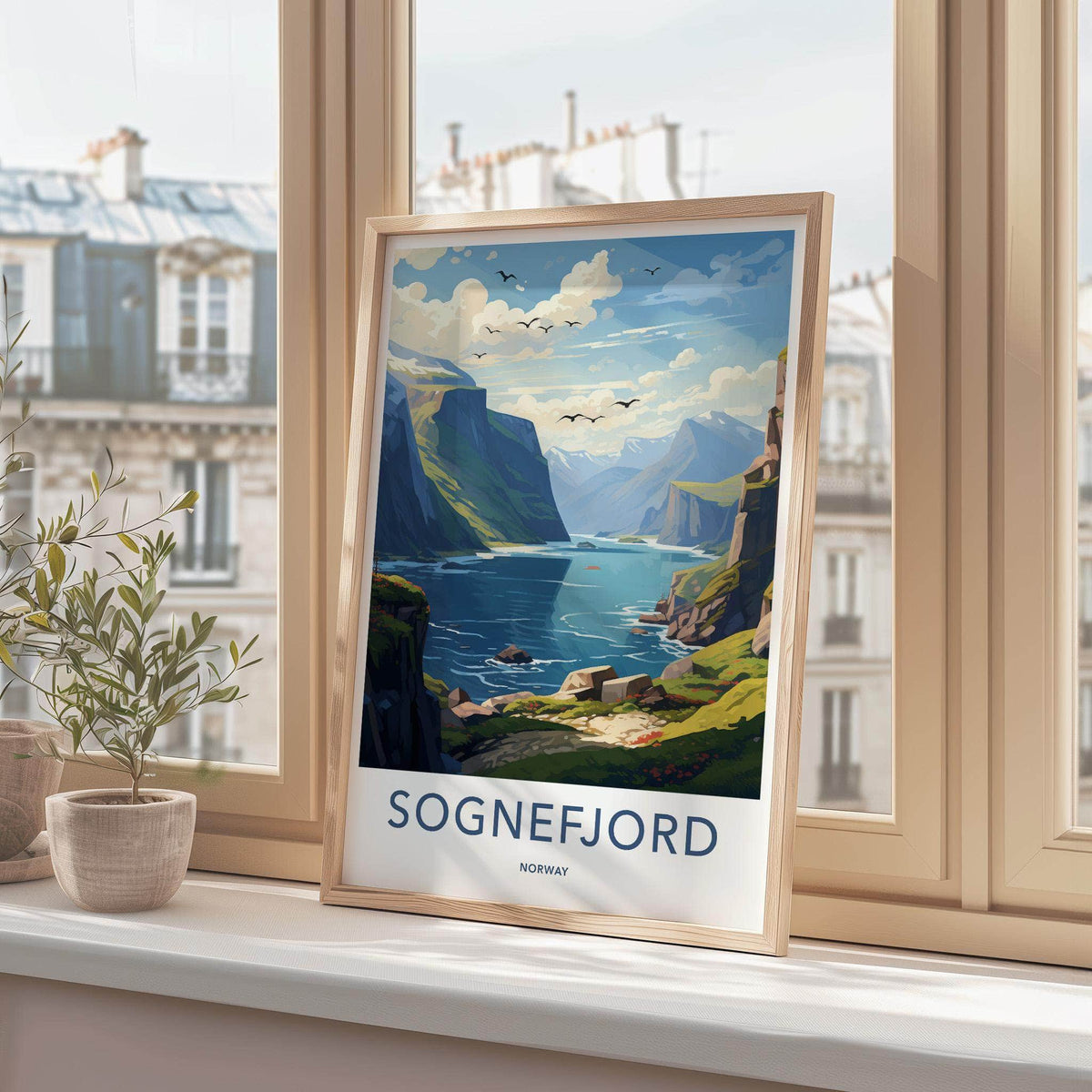 Sognefjord Poster - Norway Wall Art