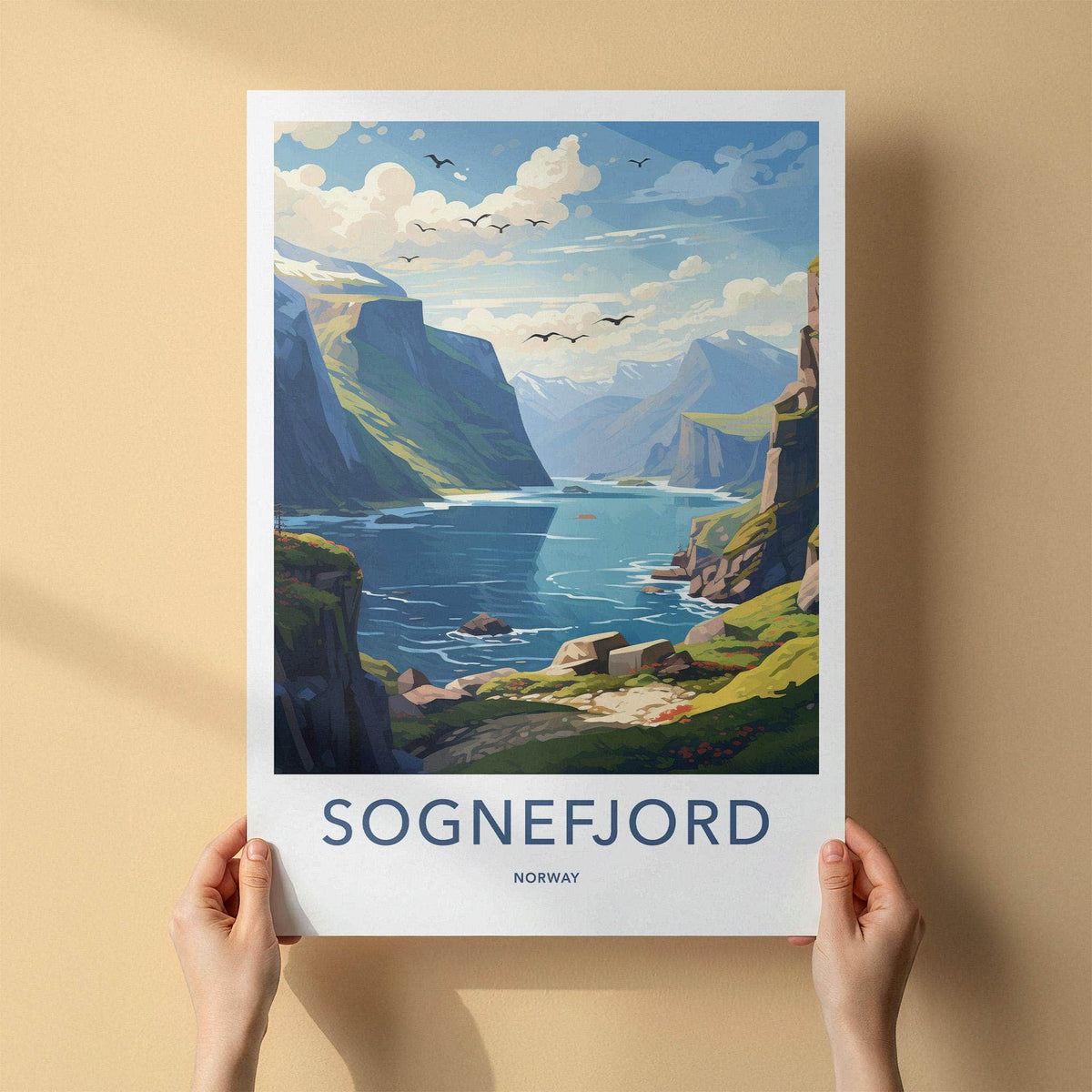 Sognefjord Poster - Norway Wall Art