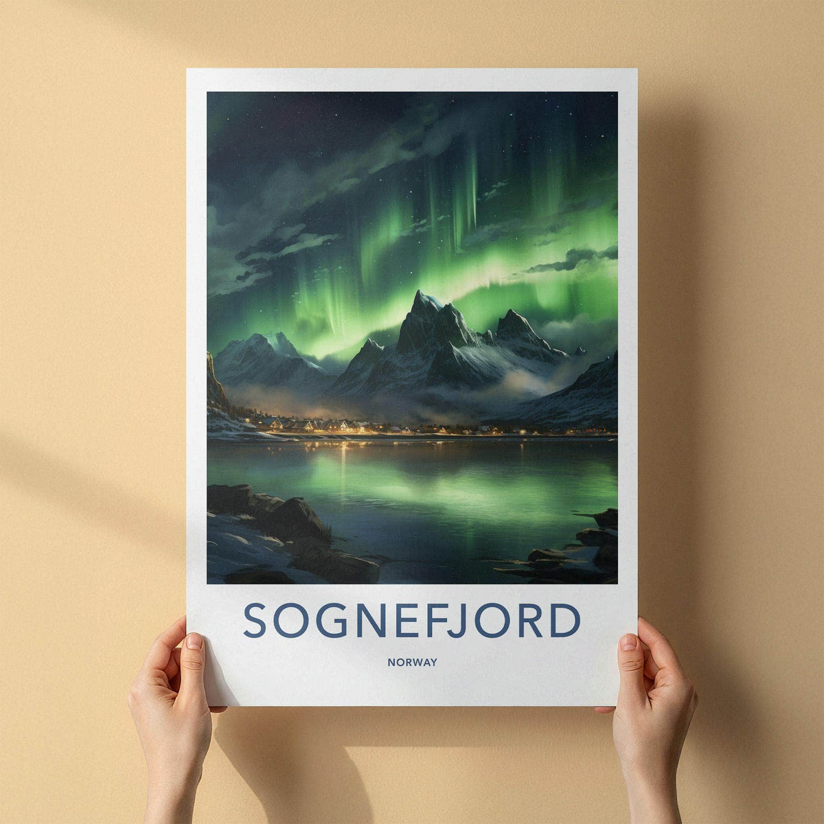 Sognefjord Poster - Norway Wall Art