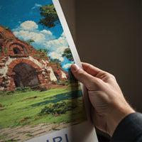 Somapuri Poster - Bangladesh Ancient Temple Overgrown Gallery Art