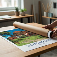 Somapuri Poster - Bangladesh Ancient Temple Overgrown Gallery Art