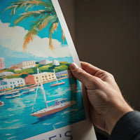 St Georges Poster - Bermuda Travel Art - Vibrant Coastal Scene Home Decor