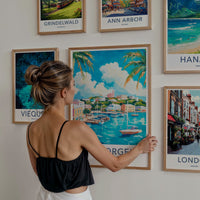 St Georges Poster - Bermuda Travel Art - Vibrant Coastal Scene Home Decor