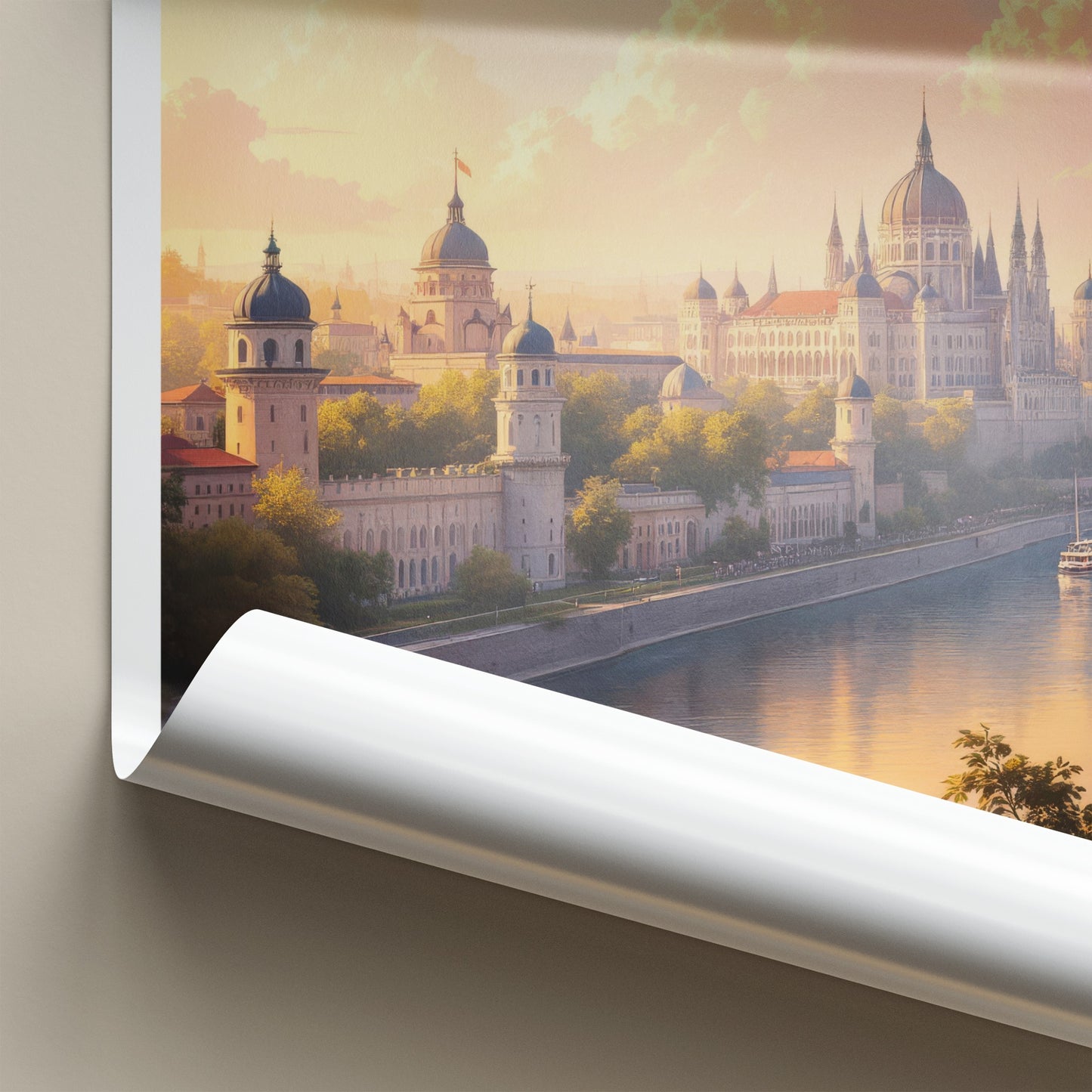 St Petersburg Poster - Russia Travel Art - Historic City River Home Decor