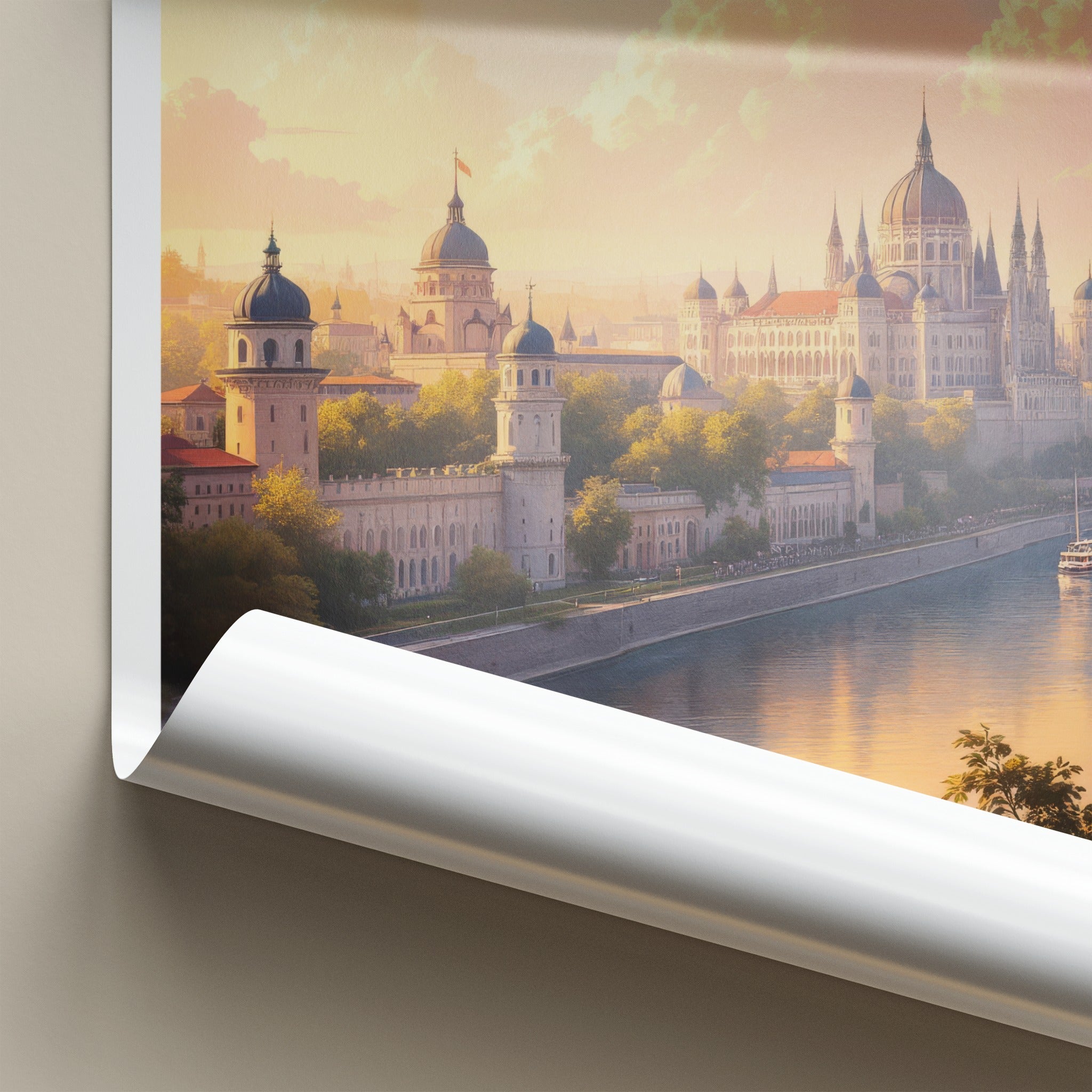 St Petersburg Poster - Russia Travel Art - Historic City River Home Decor