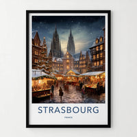Strasbourg Cathedral Poster - France Wall Art Featuring Gothic