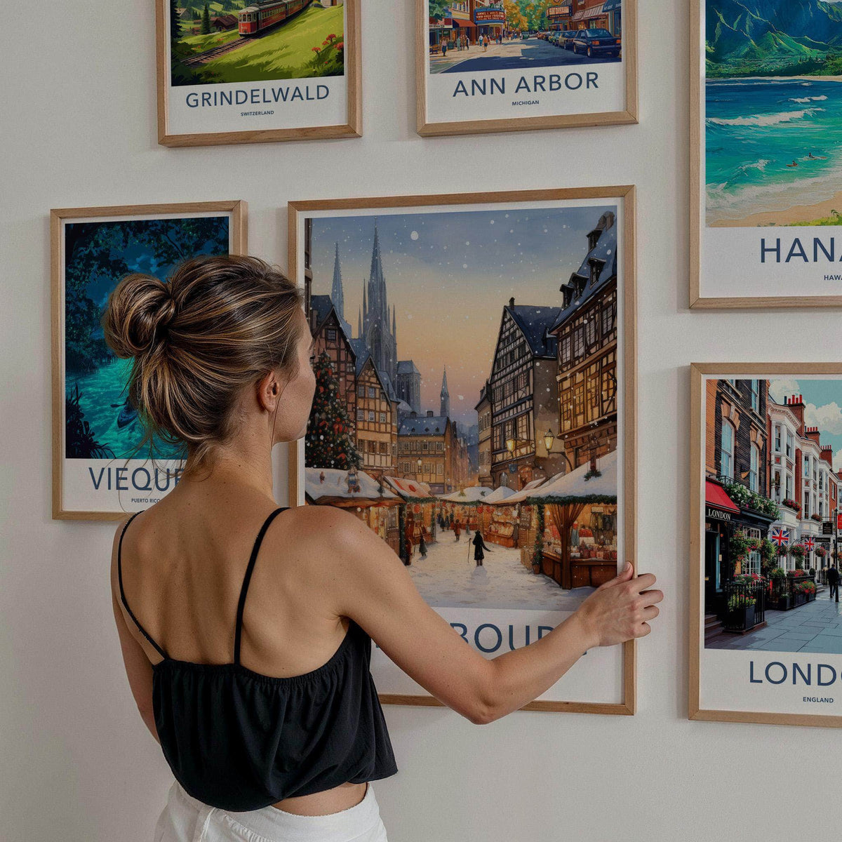 Strasbourg Wall Art - France Wall Decor With Medieval Cathedral