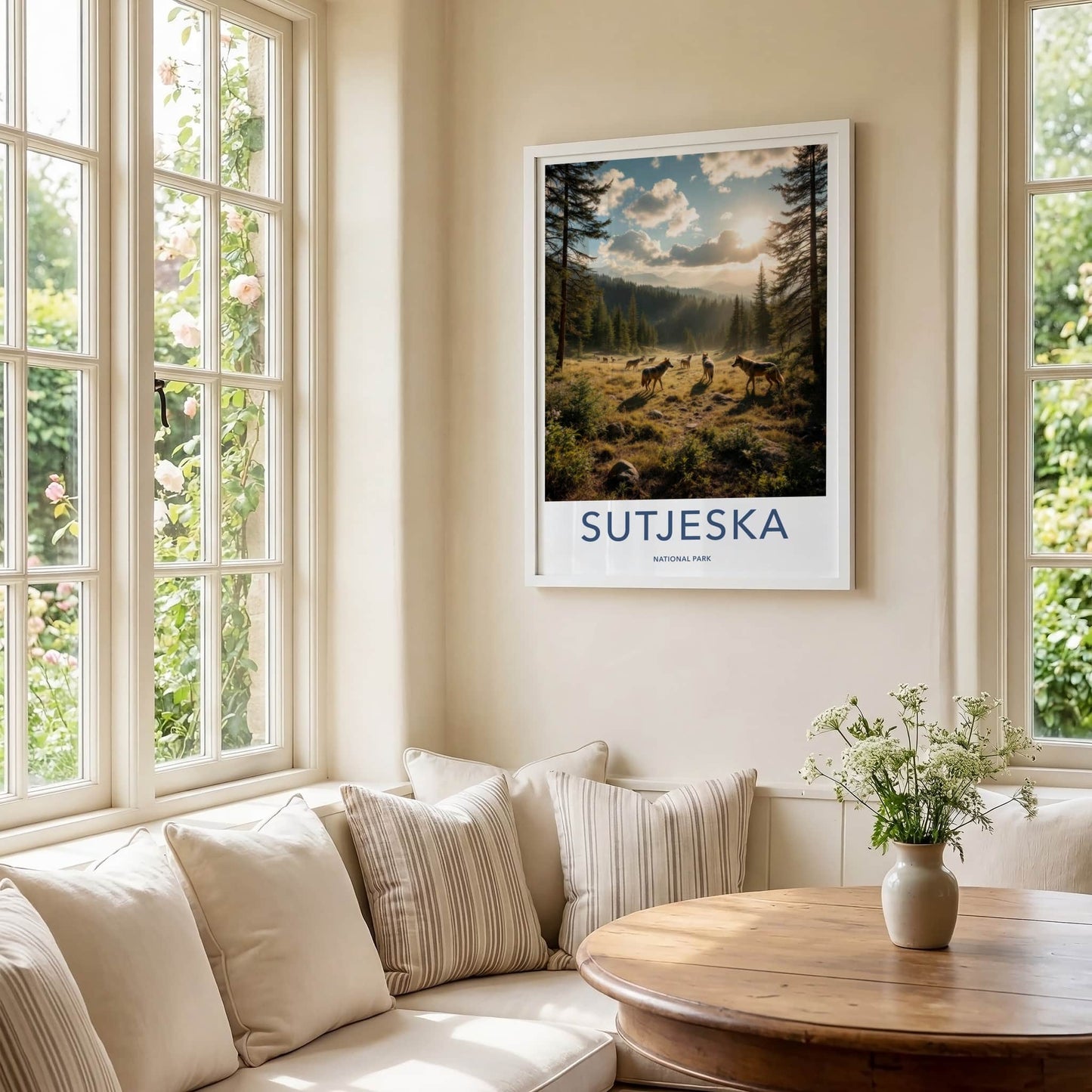 Sutjeska National Park Poster - Bosnia and Herzegovina Art - Wolves Woods Gift