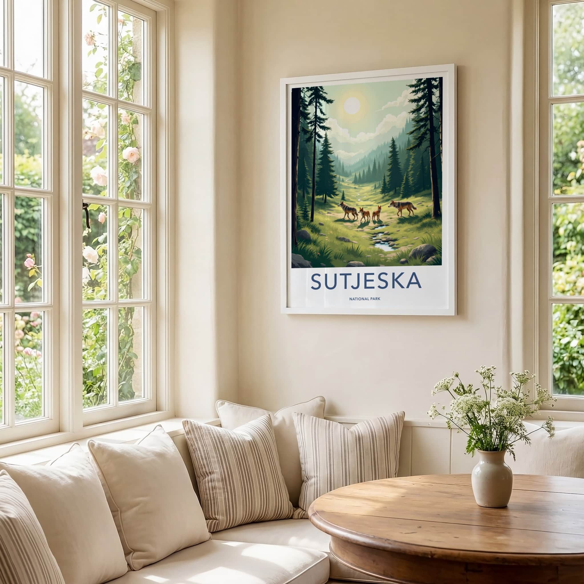 Sutjeska Poster - Bosnia And Herzegovina Fine Art - Wild Wolves Path Gift