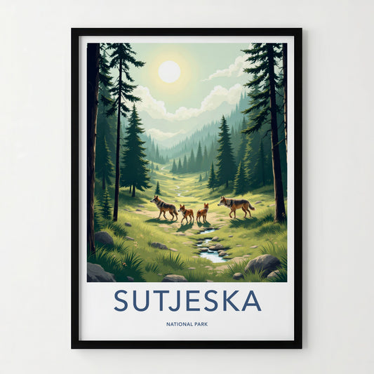 Sutjeska Poster - Bosnia And Herzegovina Fine Art - Wild Wolves Path Gift
