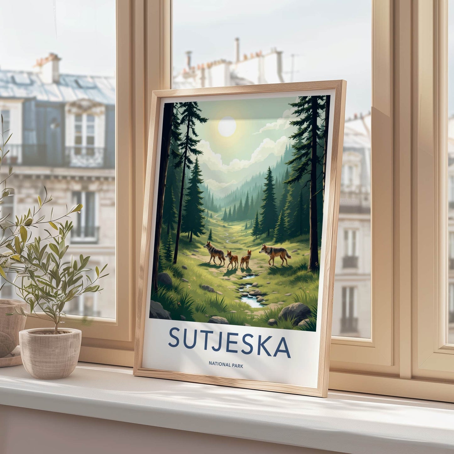Sutjeska Poster - Bosnia And Herzegovina Fine Art - Wild Wolves Path Gift