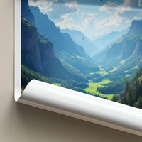 Sutjeska Poster - Bosnia and Herzegovina Wall Art - Lush Green Valley Gift