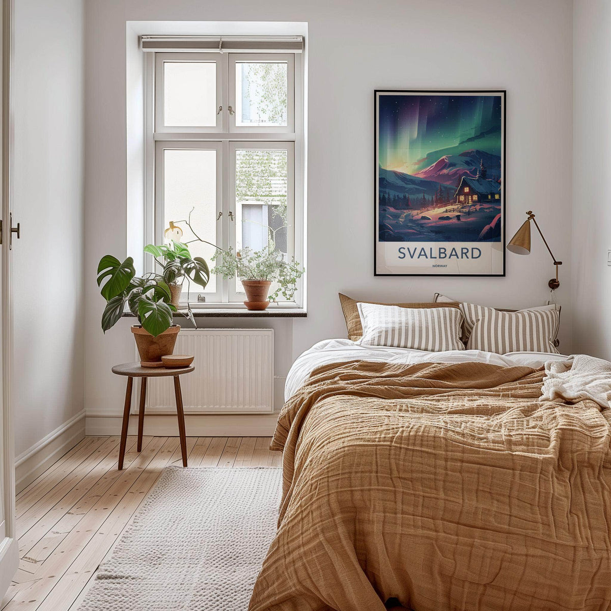 Svalbard Poster - Nordic Winter Wonderland Arctic Wall Decor Print