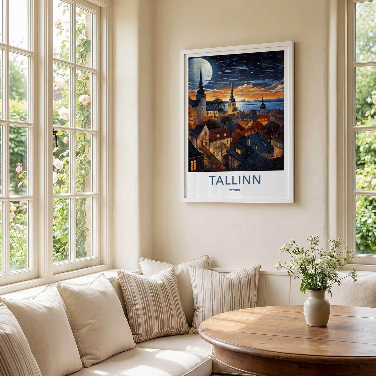 Tallinn Poster - Estonia Wall Art