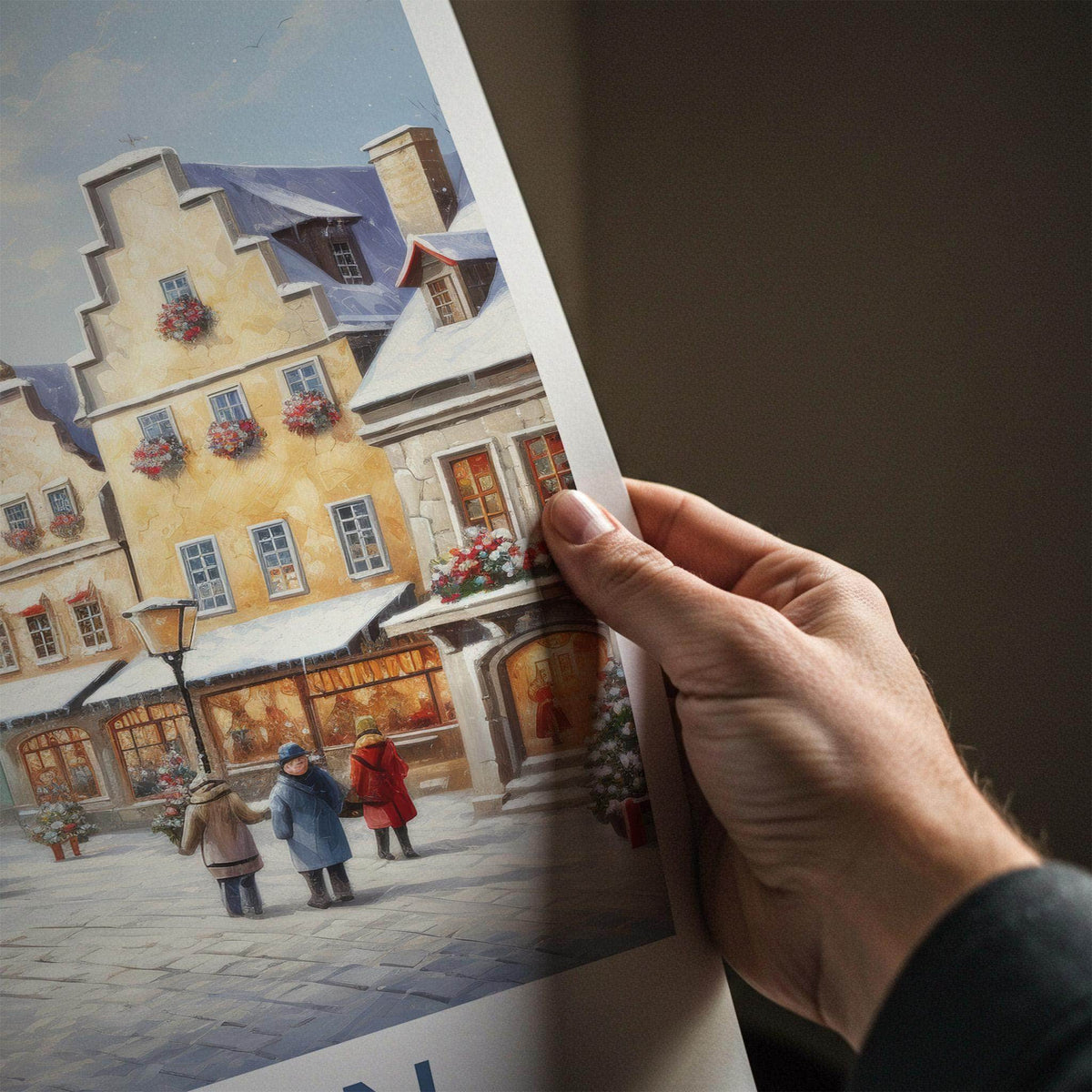 Tallinn Wall Art - Estonia Travel Poster