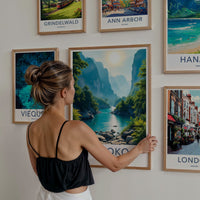 Taroko National Park Poster - Taiwan Travel Art - Majestic River Canyon Home Decor