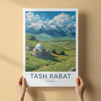 Tash Rabat Poster - Kyrgyzstan Travel Art - Ancient Stone Dome Home Decor