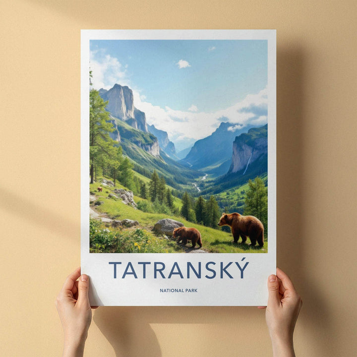 Tatranský National Park Poster - Mountain Landscape Art &amp; Scenic