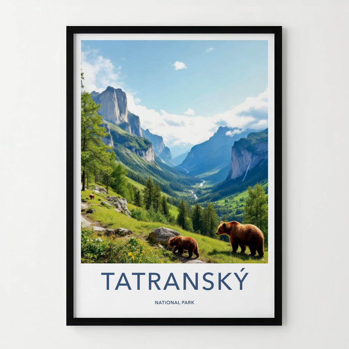 Tatranský National Park Poster - Mountain Landscape Art &amp; Scenic
