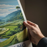 Tegalalang Poster - Indonesia Wall Art - Lush Rice Terraces Home Decor