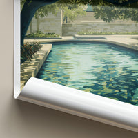 Texas Poster - Texas Travel Art - Shaded Water Feature Home Decor